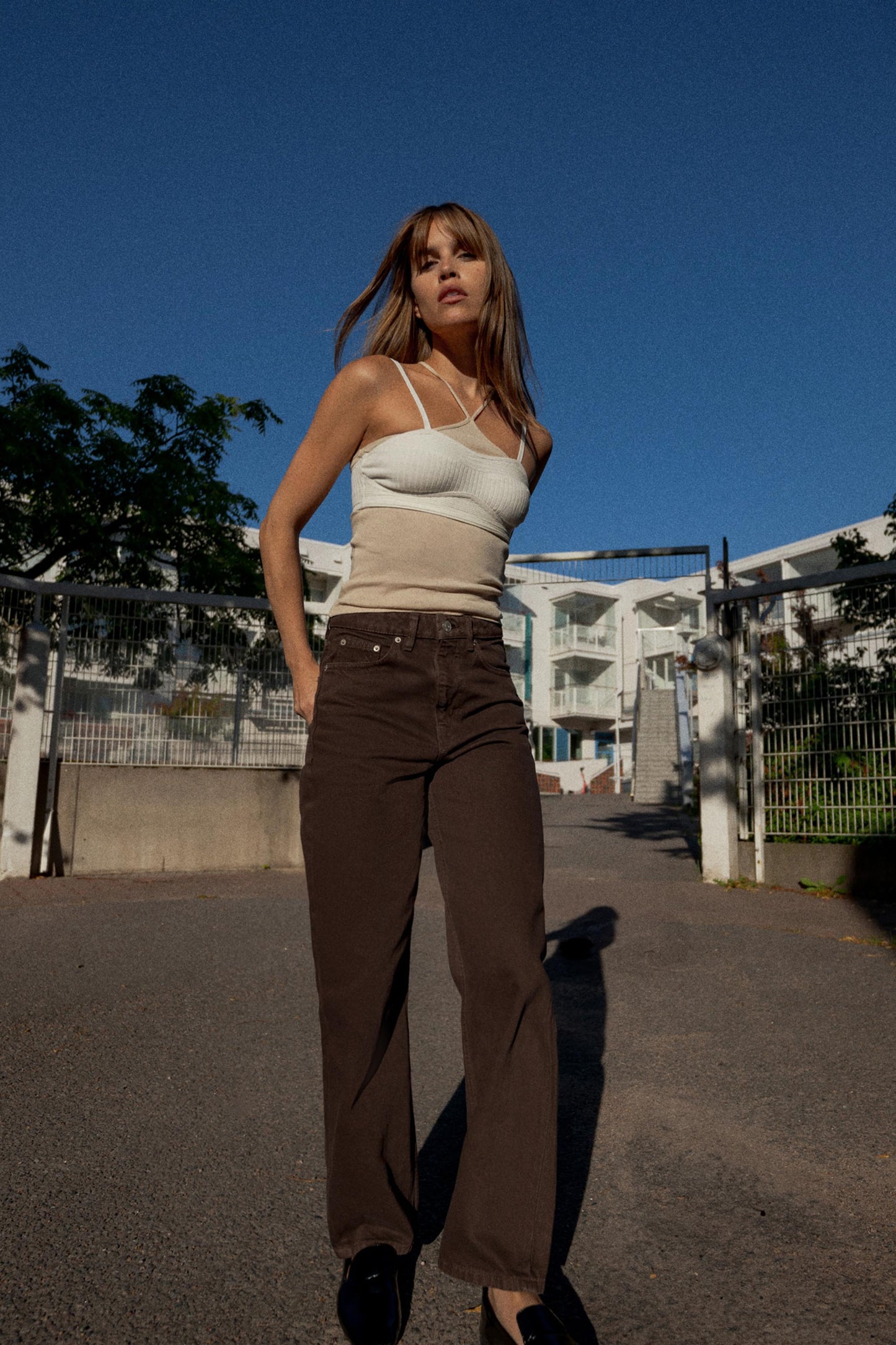 TRF MOM FIT HIGH WAIST JEANS