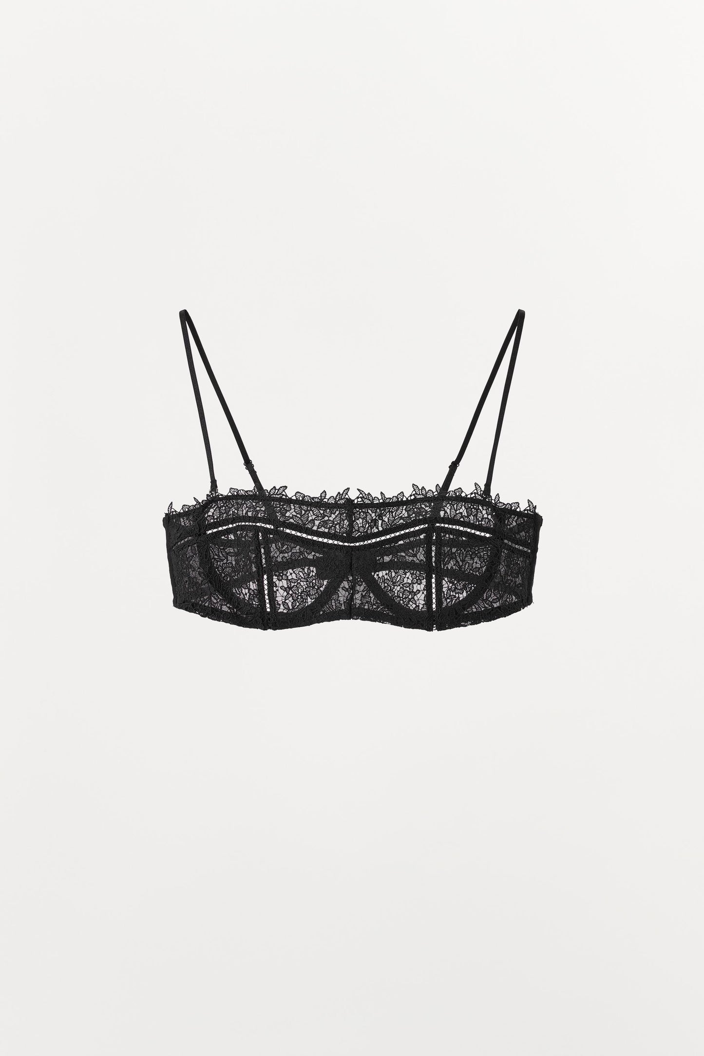 UNDERWIRE MESH LACE BRA