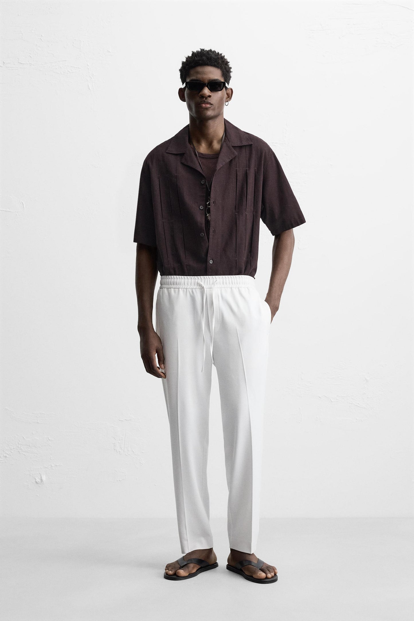 JOGGER WAIST STRETCH PANTS