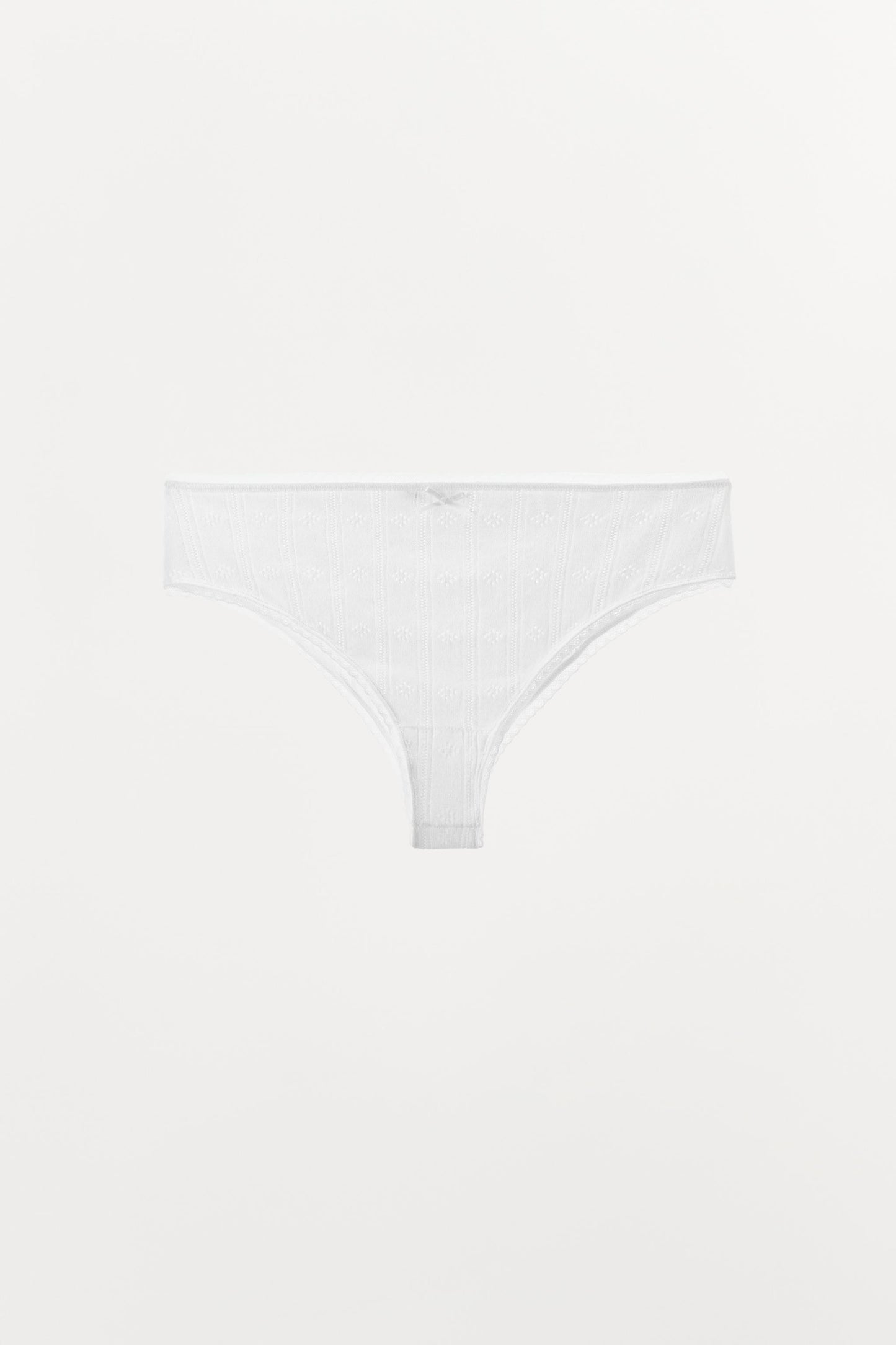 POINTELLE BOTTOMS WITH SATIN BOW