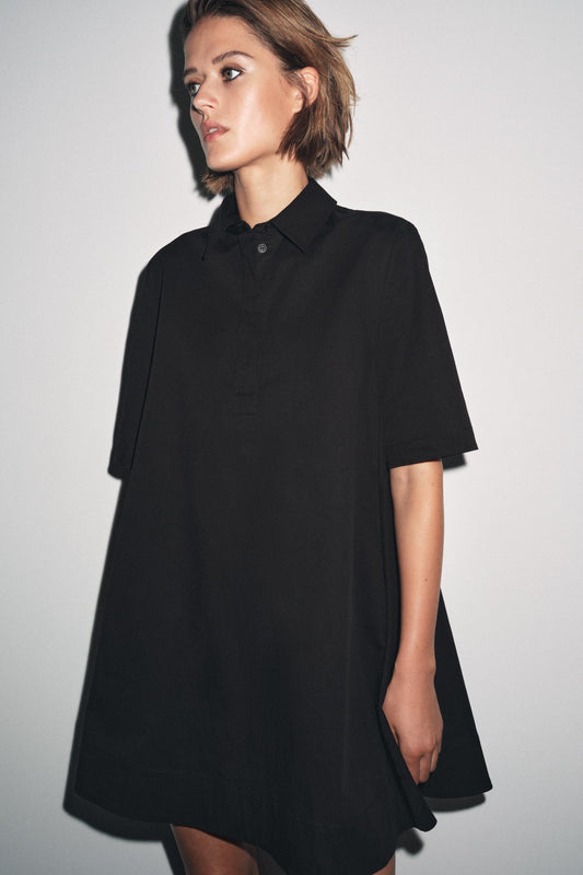 ZW COLLECTION POPLIN SHORT DRESS
