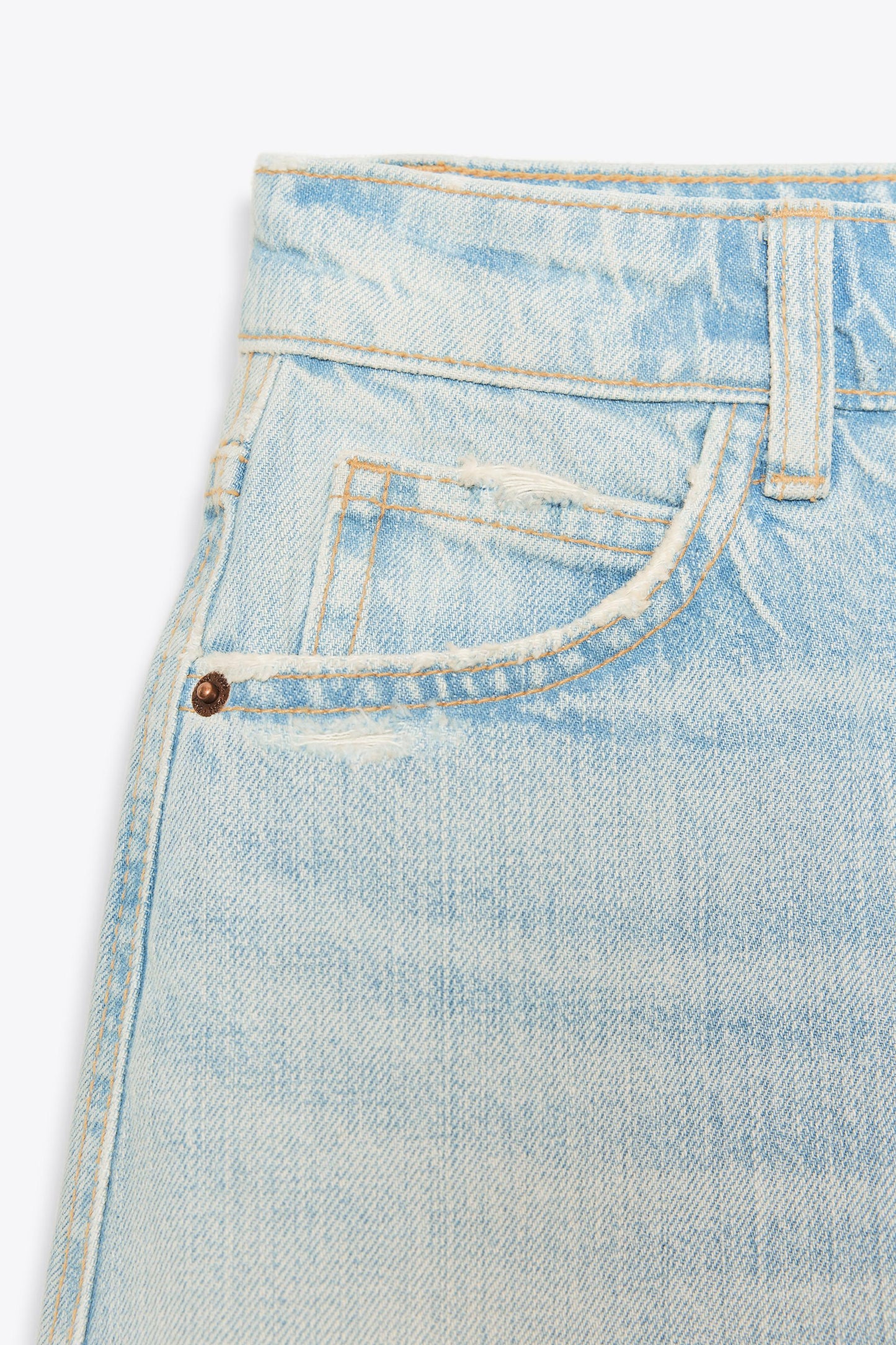 TRF DENIM MINI SKIRT