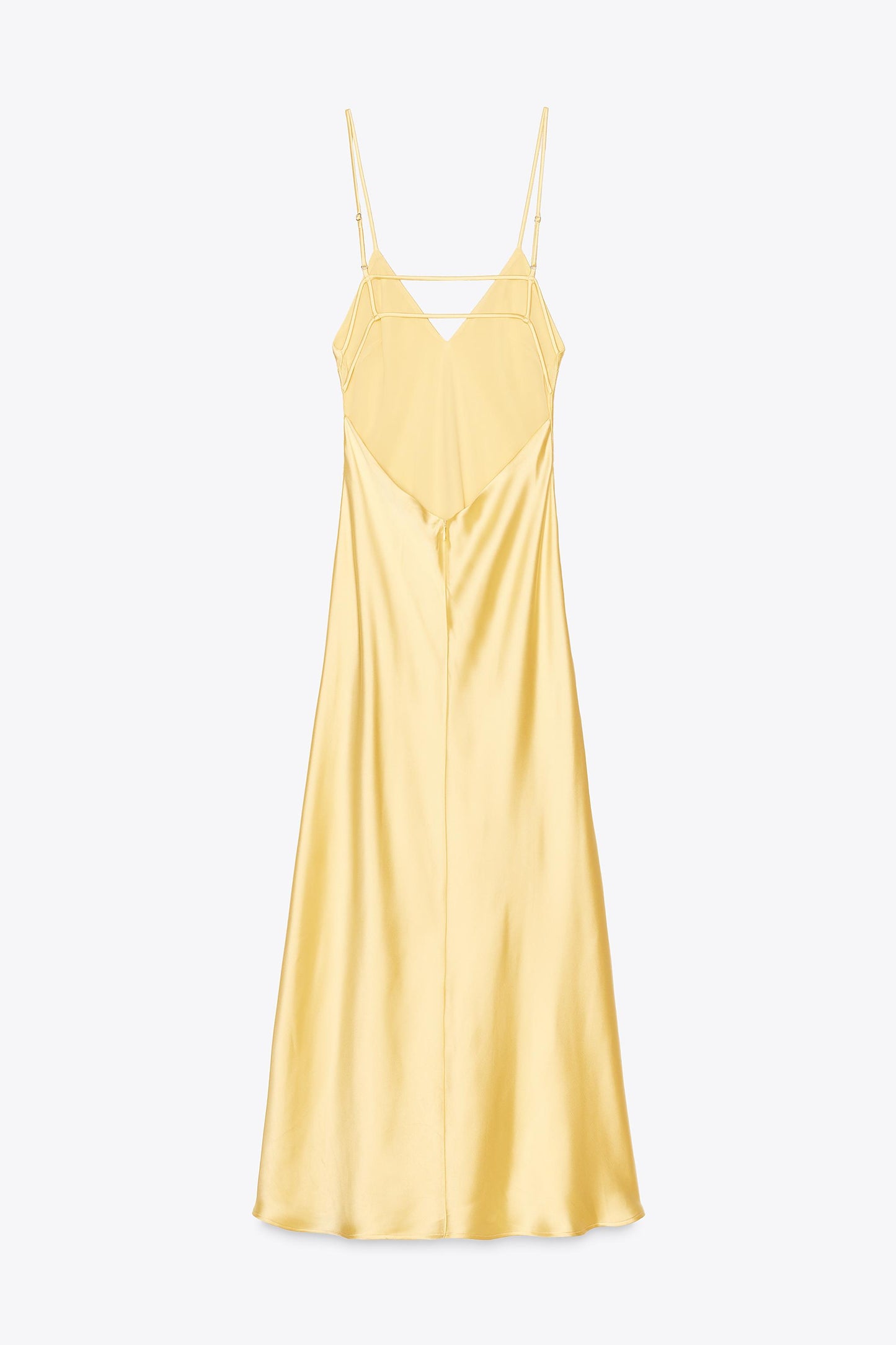SATIN MIDI DRESS