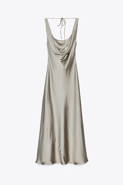 ZW COLLECTION SATIN LONG DRESS