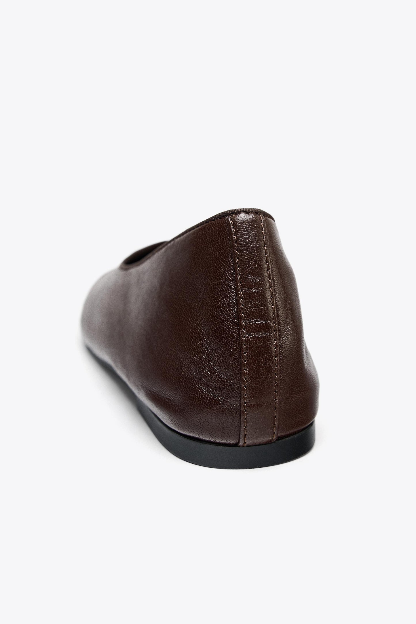 LEATHER BALLET FLATS