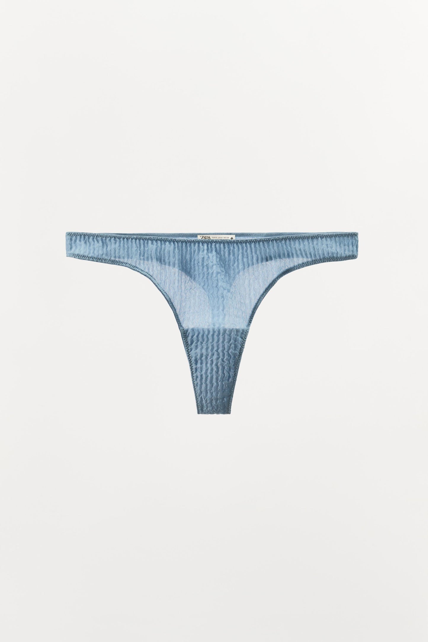 100% SILK WRINKLED EFFECT THONG LIMITED EDITION