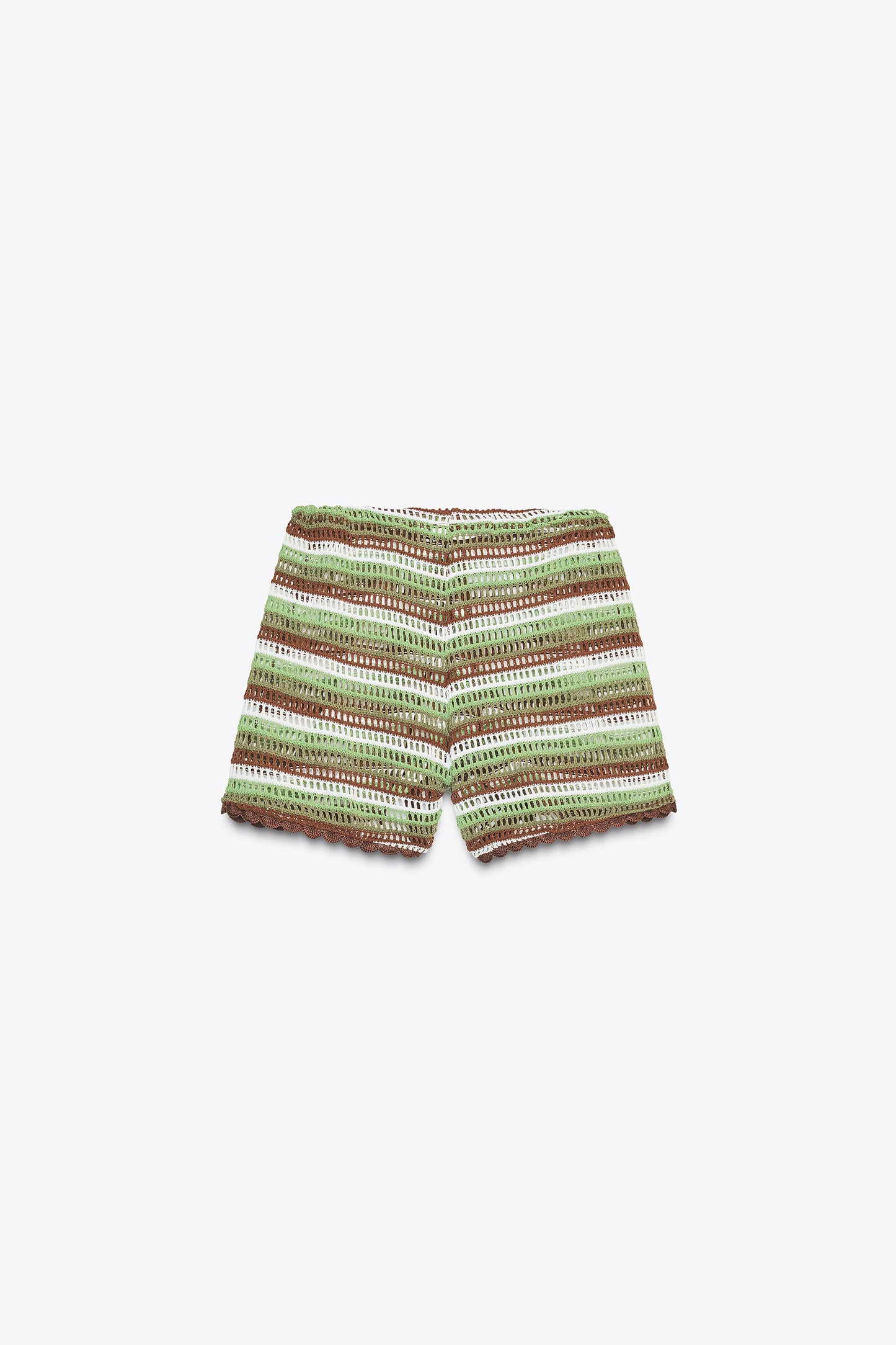 DRAWSTRING CROCHET SHORTS