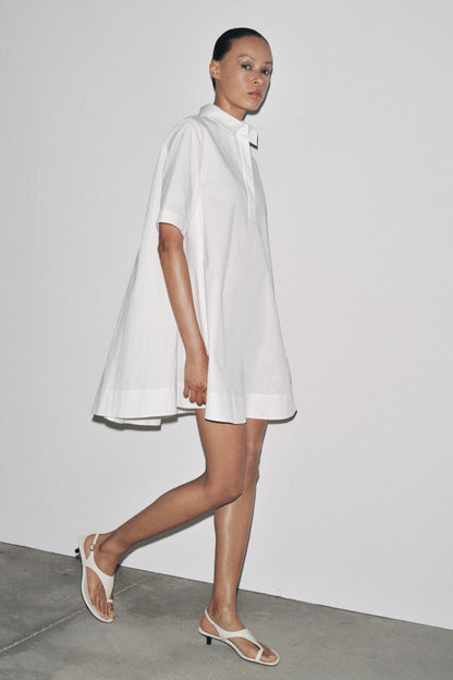 ZW COLLECTION POPLIN SHORT DRESS