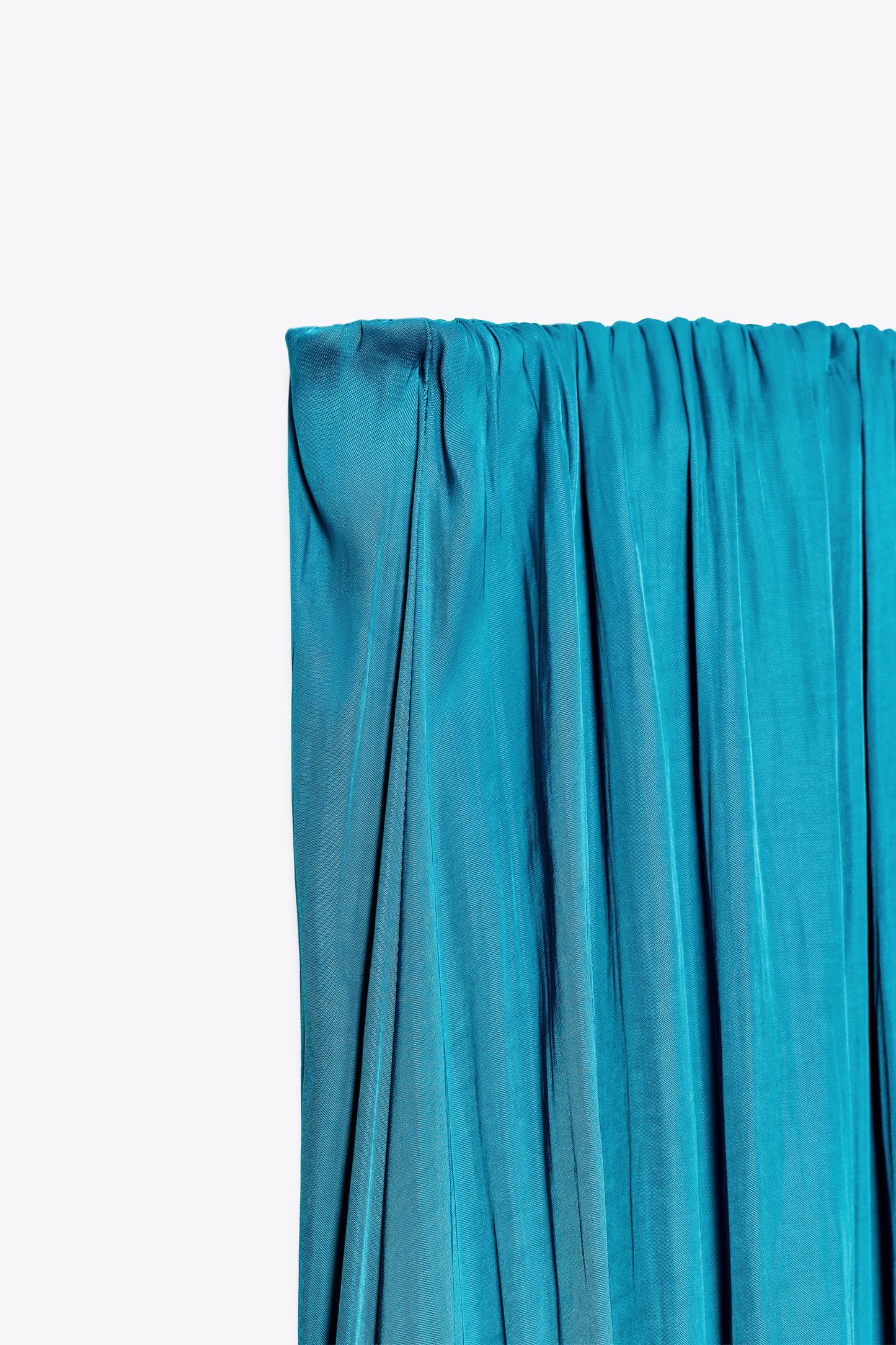 SATIN MIDI SKIRT