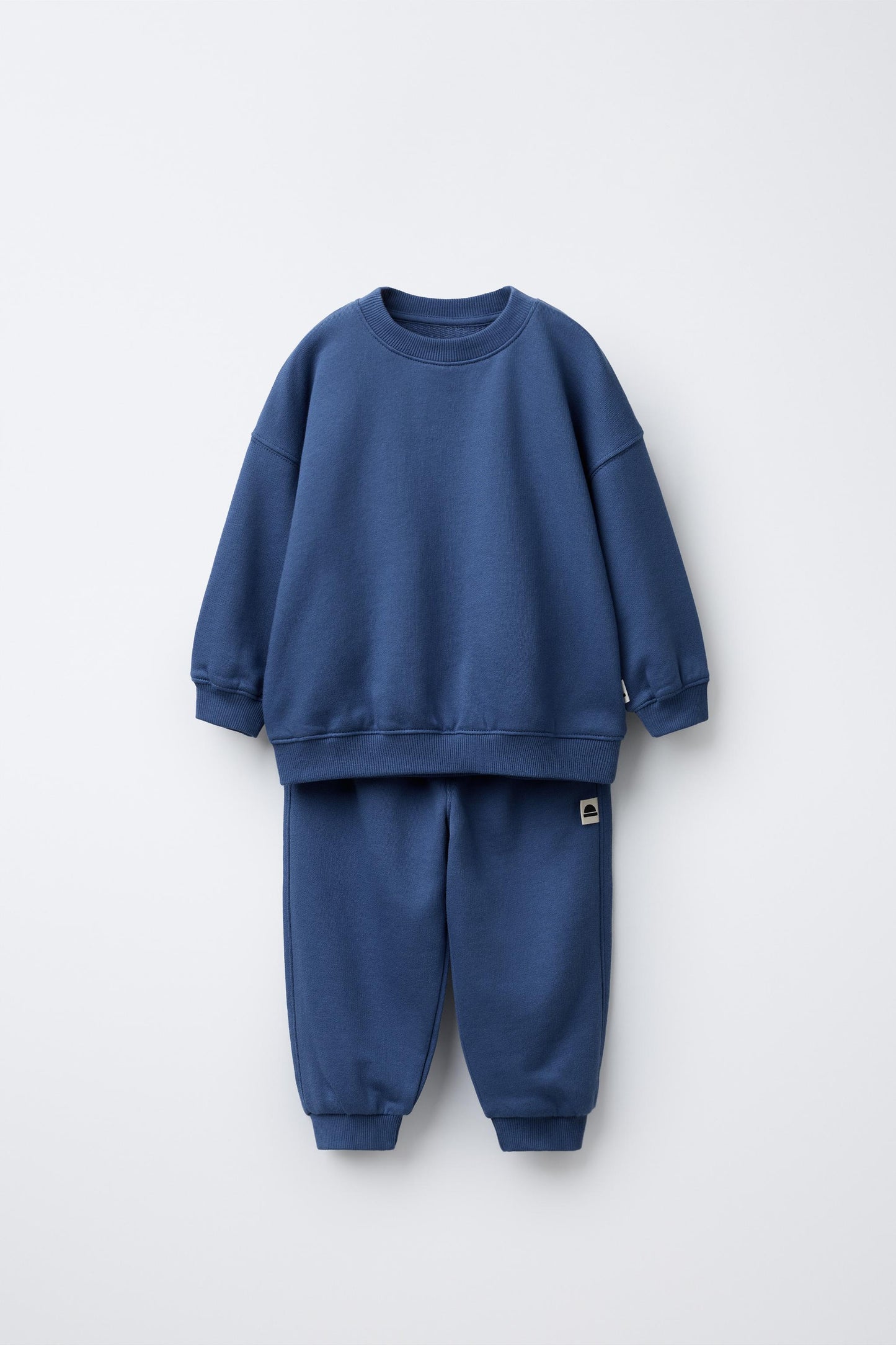 SWEATSHIRT AND JOGGER PANTS SET WITH TAG DETAIL