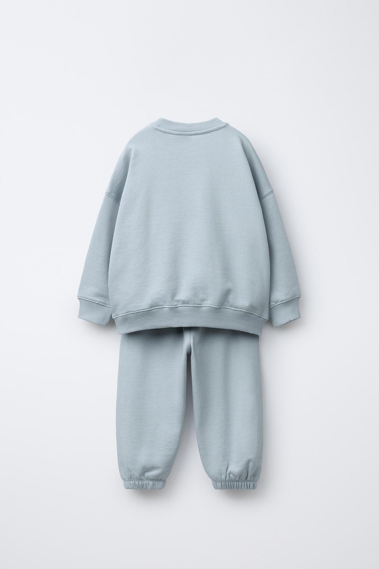TEXT SWEATSHIRT AND JOGGER PANTS JOGGING SET