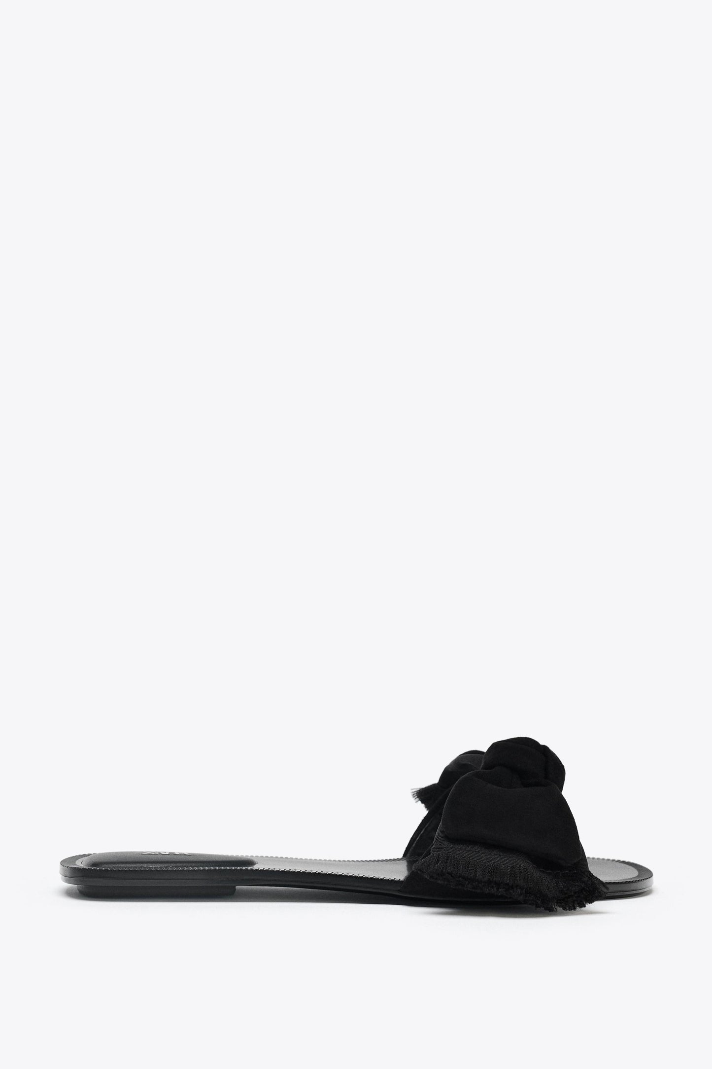 SPLIT LEATHER BOW SANDALS