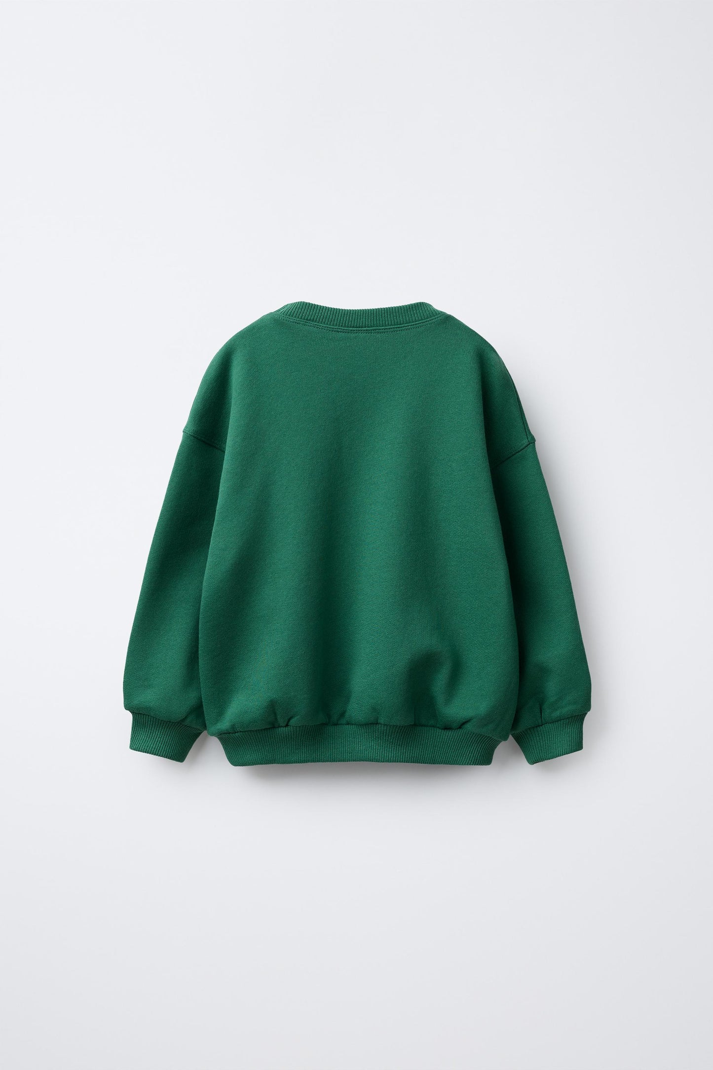 TEXT AND BEAR PATCH SWEATSHIRT