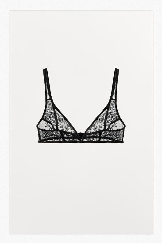 LACE TRIANGLE BRALETTE
