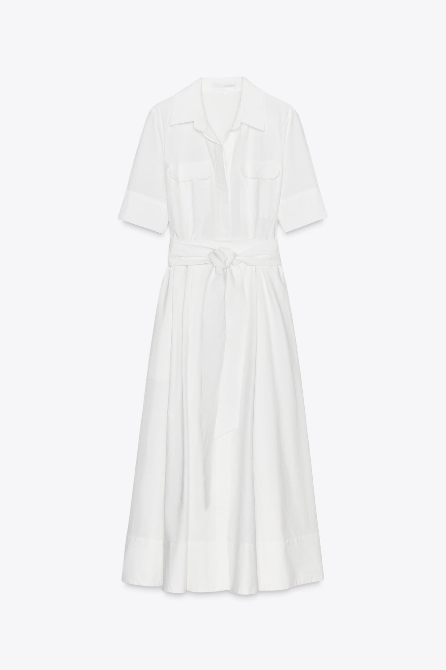 ZW COLLECTION POPLIN MIDI DRESS