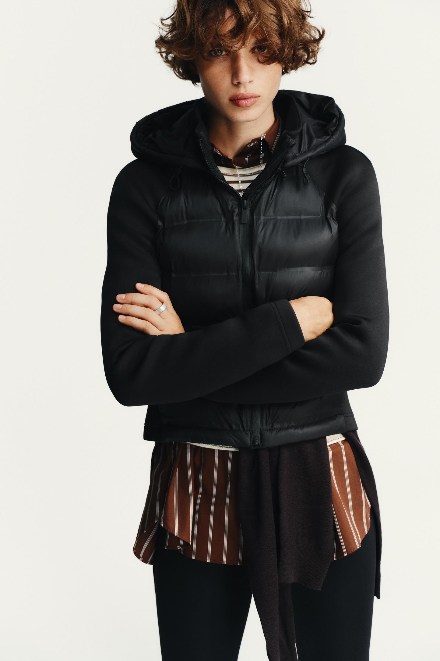 COMBINATION QUILTED JACKET