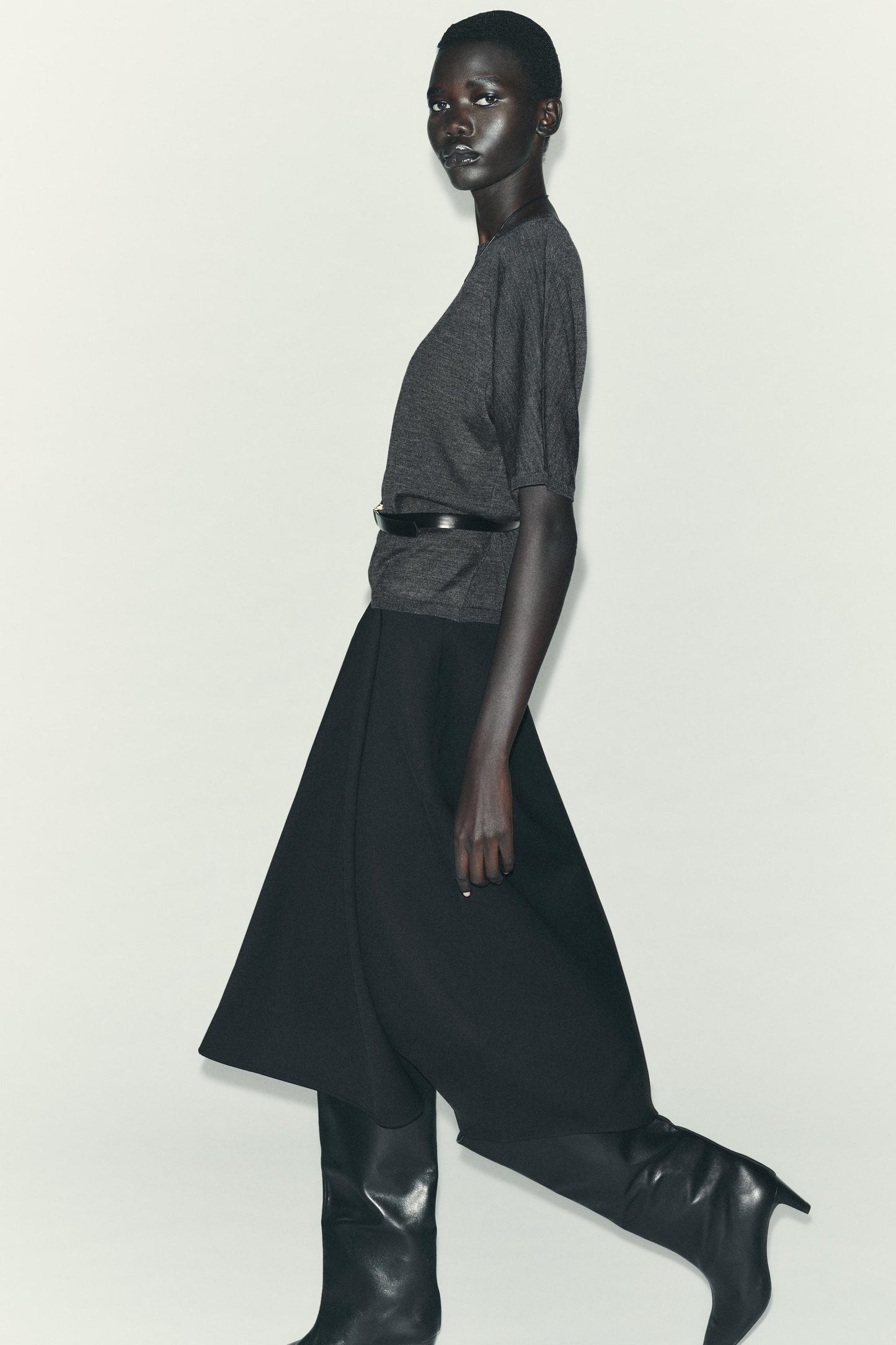MIDI LAYER SKIRT