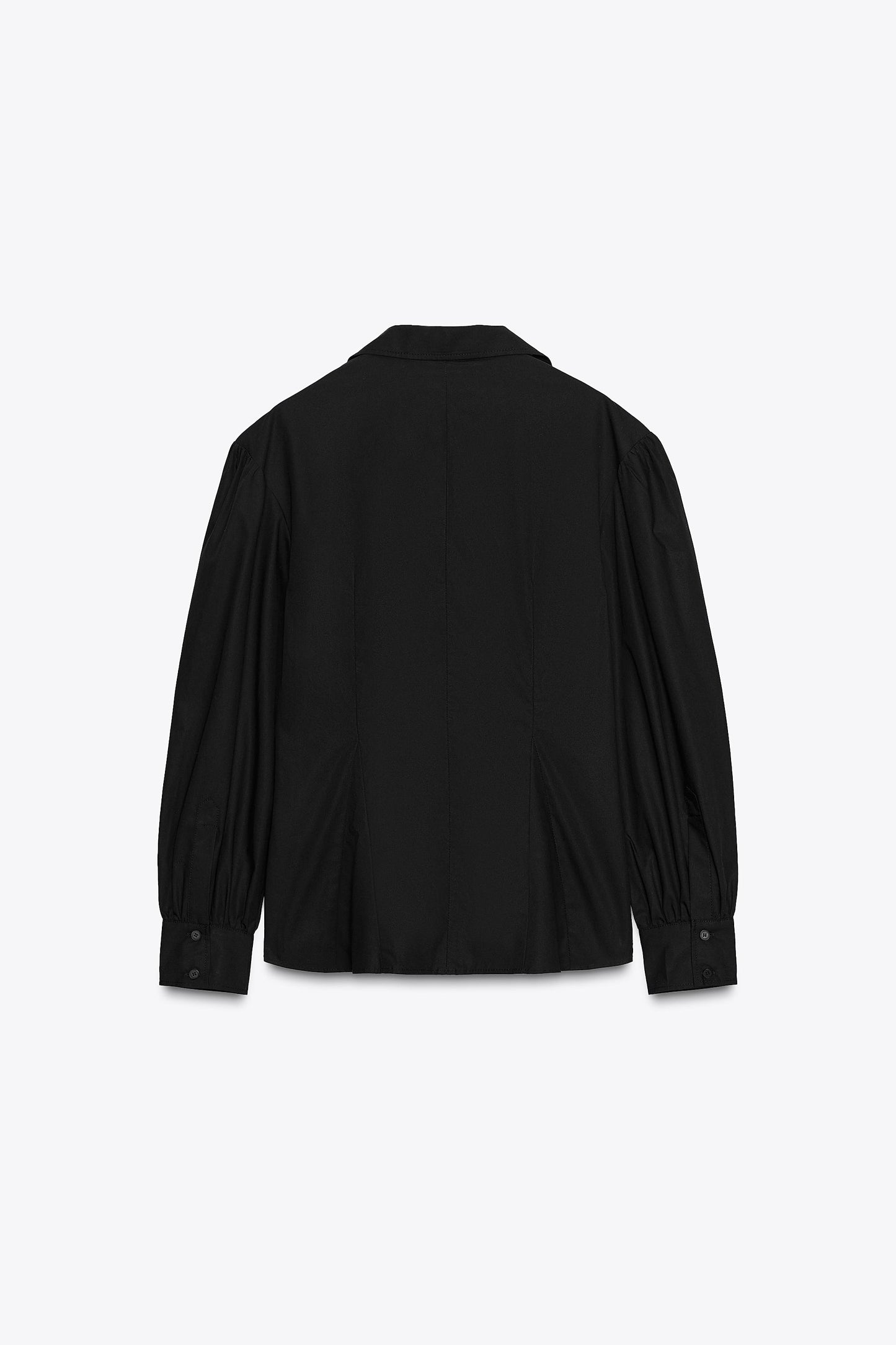 POPLIN SHIRT WITH TIES ZW COLLECTION