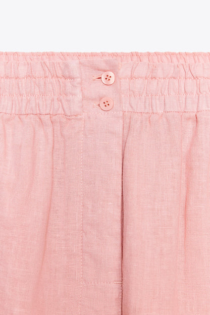 100% LINEN SHORTS ZW COLLECTION