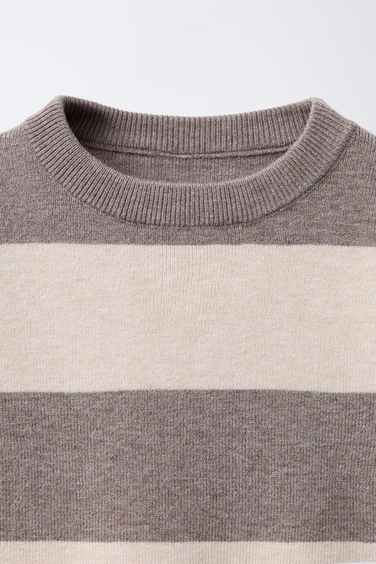 STRIPED KNIT SWEATER