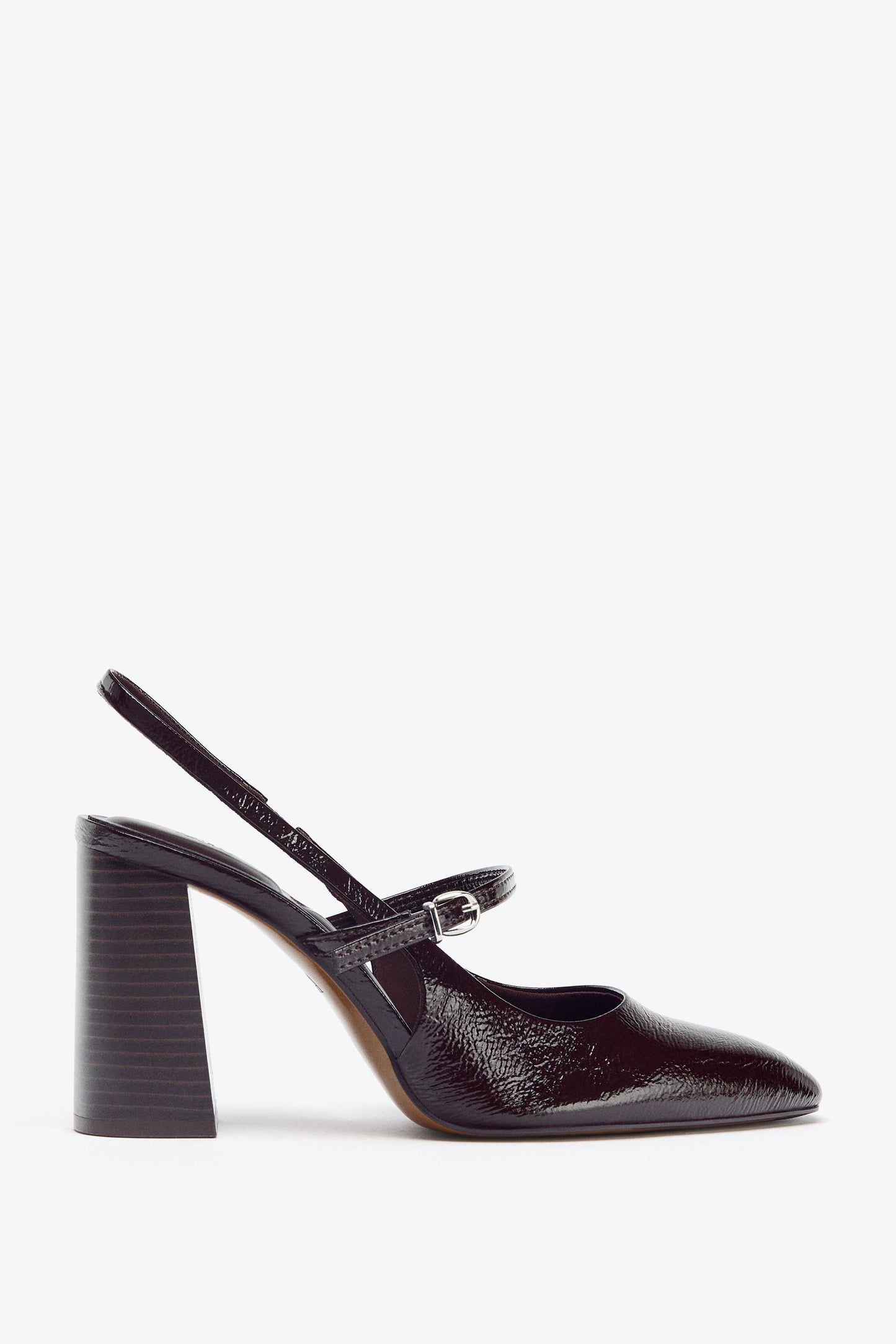PATENT FINISH MARY JANE HEELS