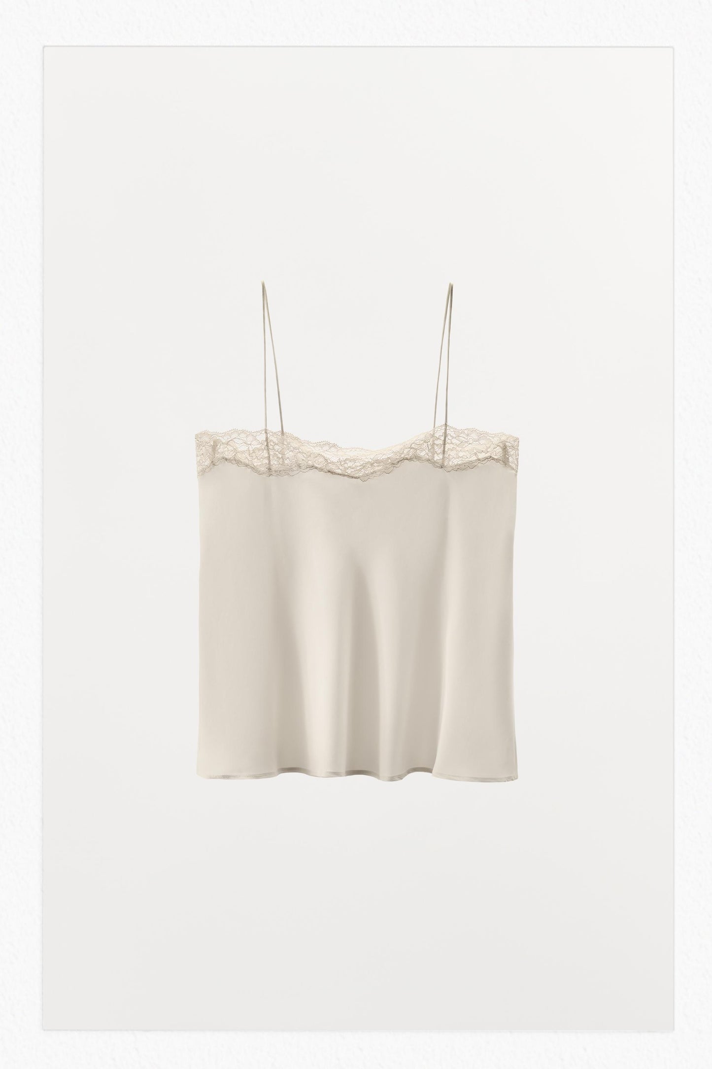 SILK LACE CAMISOLE TOP