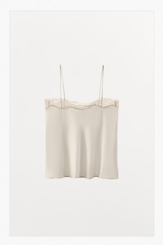 SILK LACE CAMISOLE TOP
