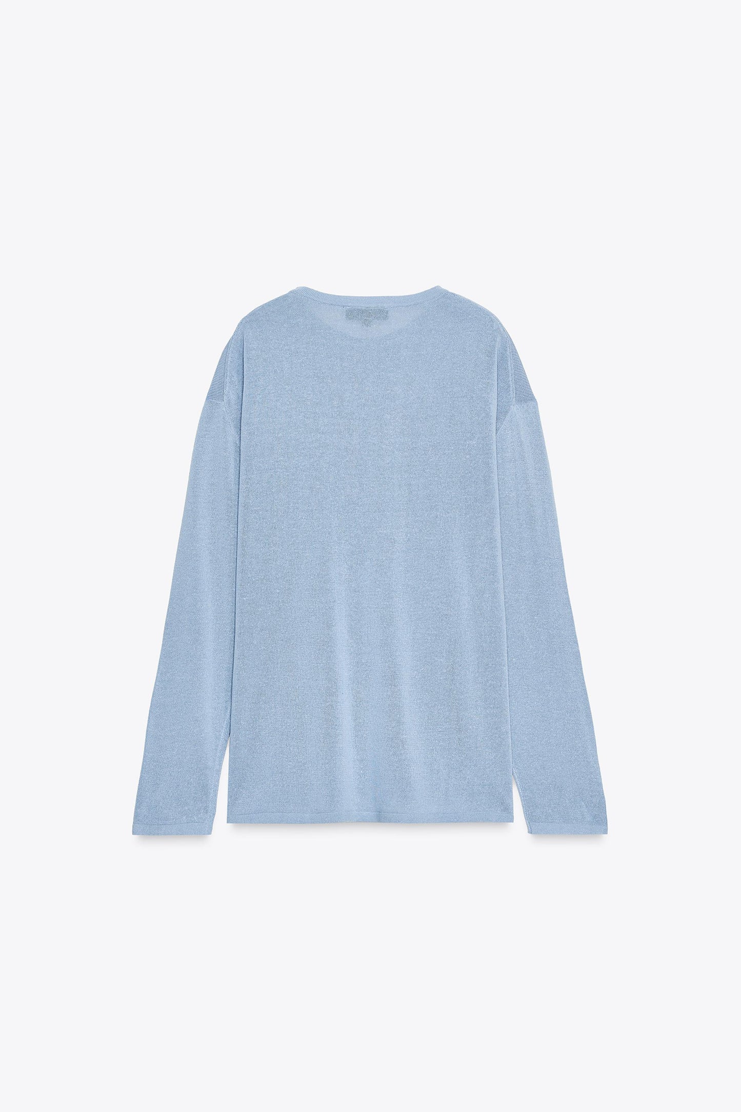 OVERSIZED BASIC KNIT SWEATER