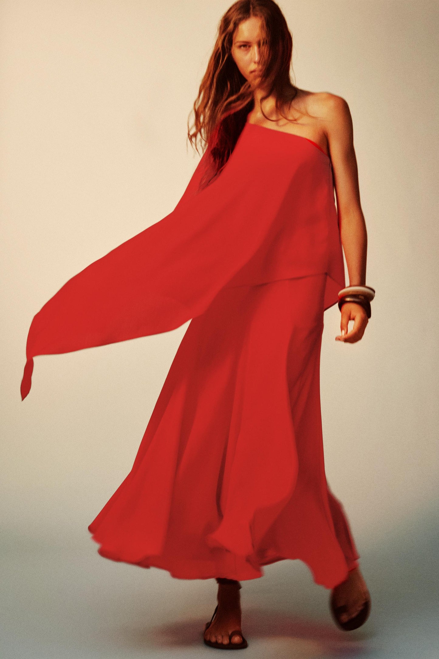 FLARED LONG SKIRT