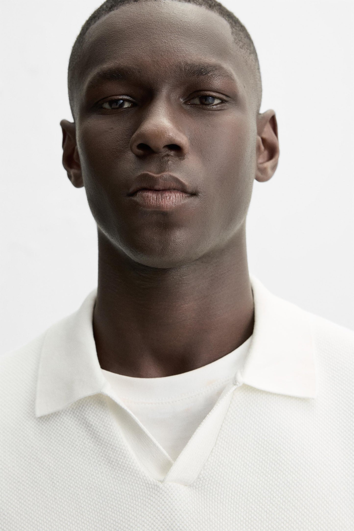 TEXTURED KNIT POLO