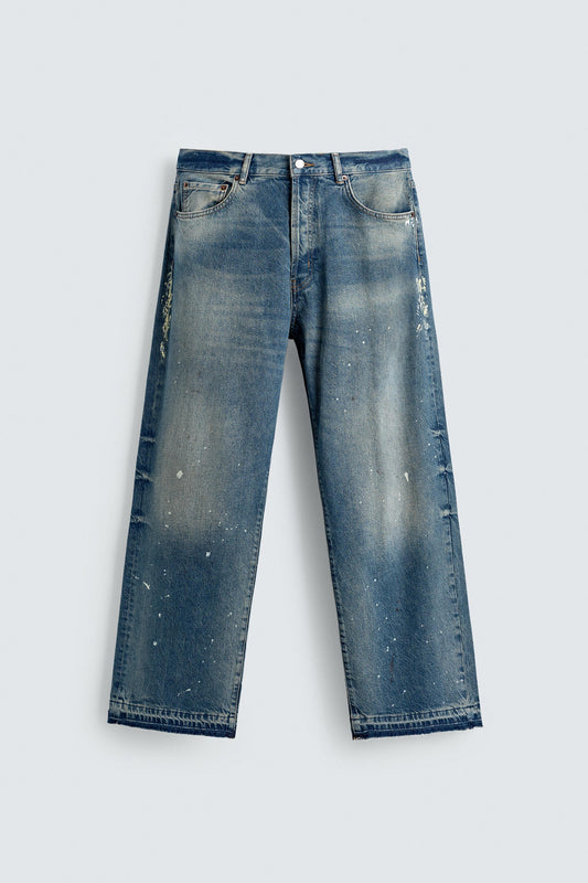 SPLATTER LOOSE FIT JEANS