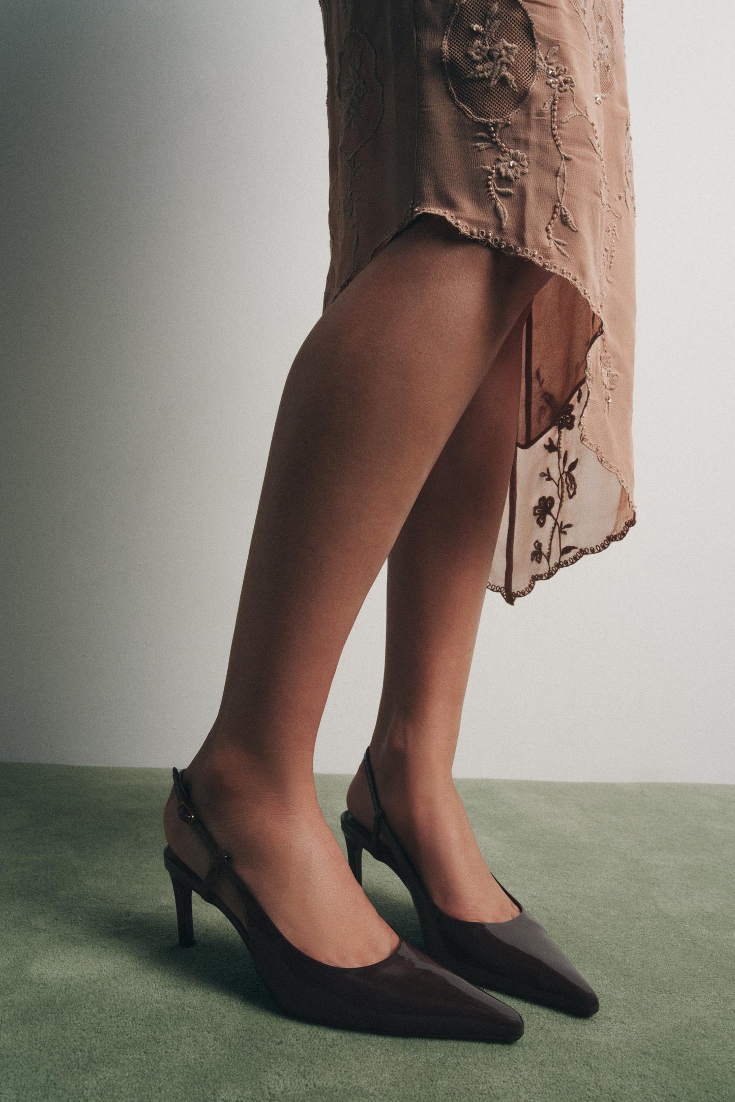 PATENT FINISH HEELS