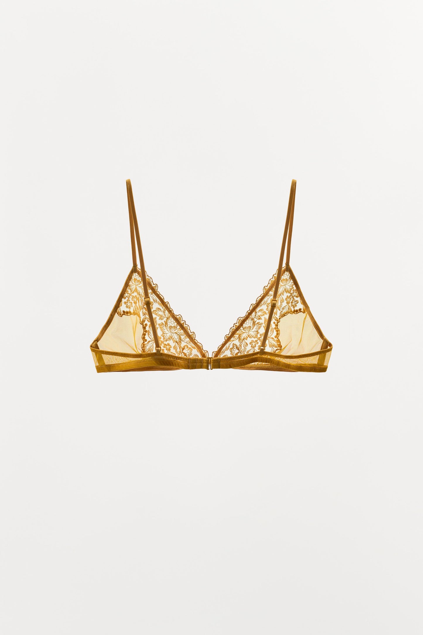 MESH LACE TRIANGLE BRALETTE