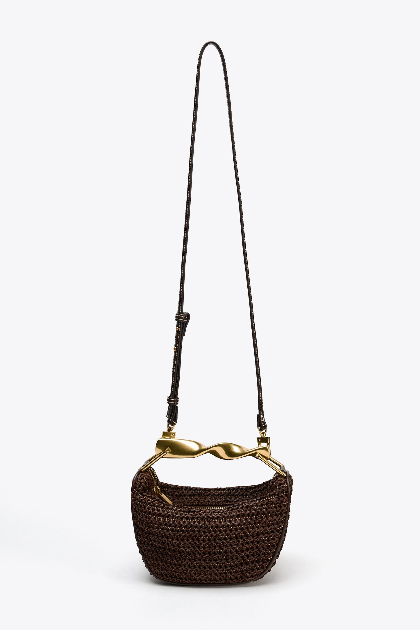 MINI BAG WITH METALLIC HANDLE