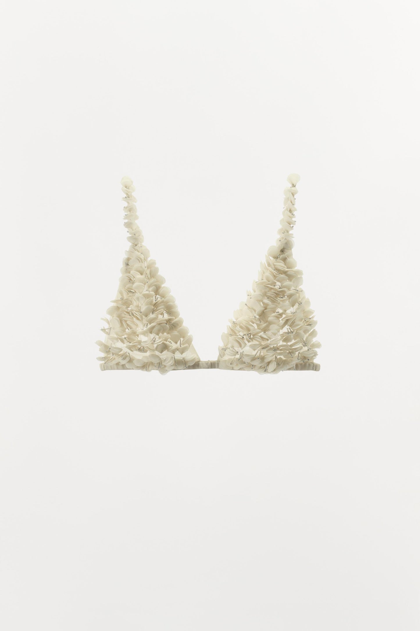 LIMITED EDITION BEADED RAISED FLORAL BRA