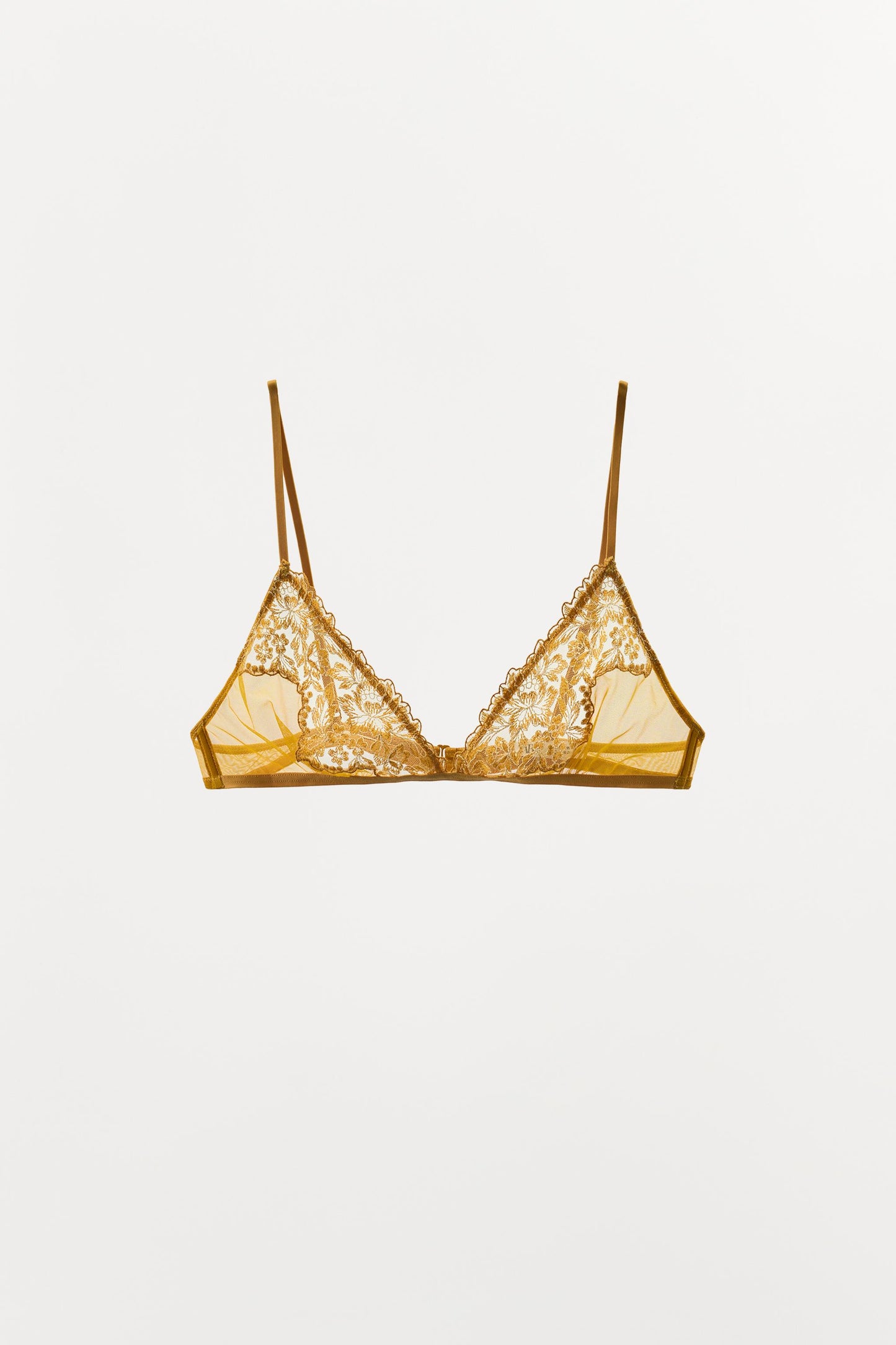MESH LACE TRIANGLE BRALETTE