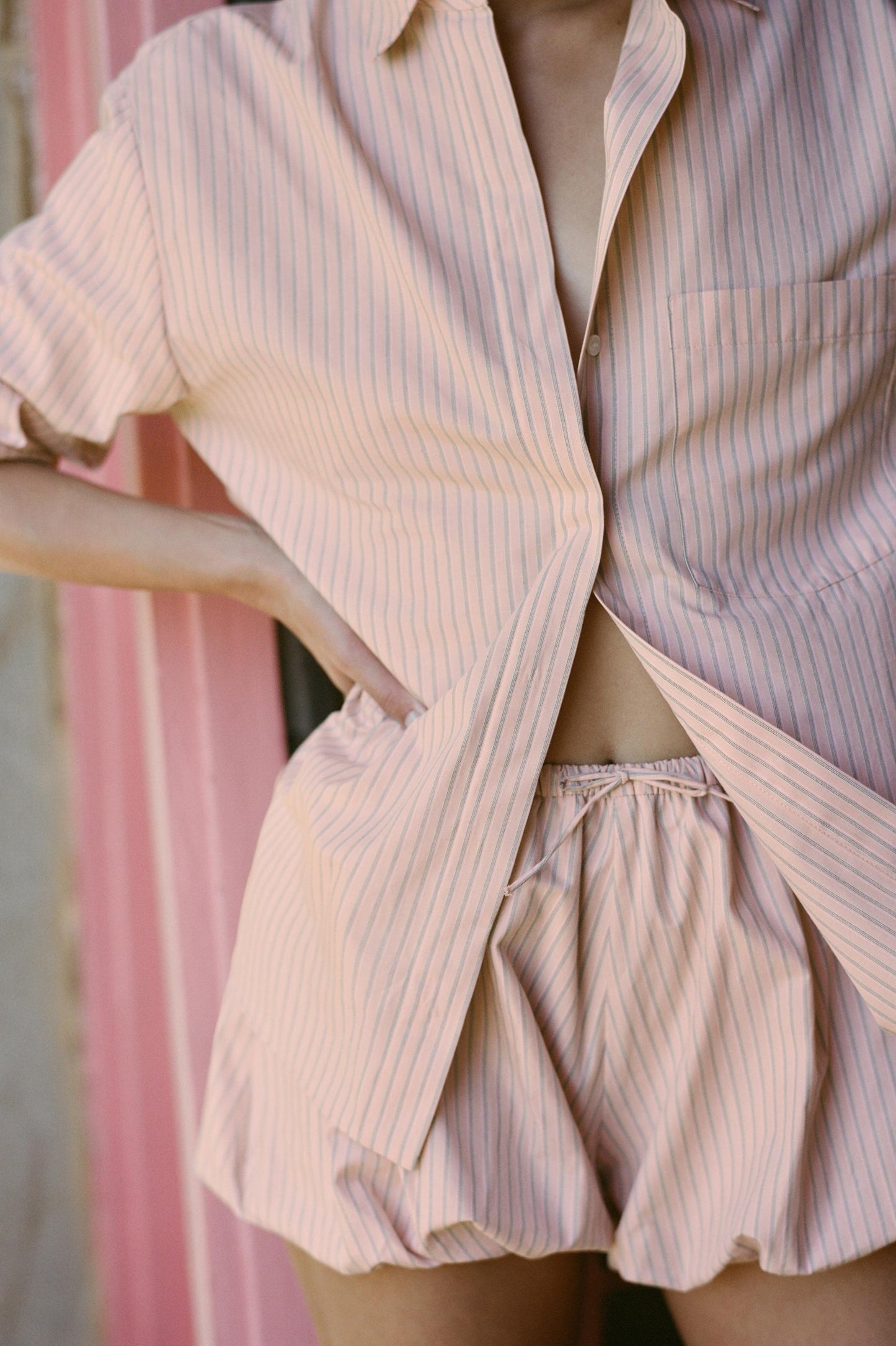 STRIPED COTTON SHIRT