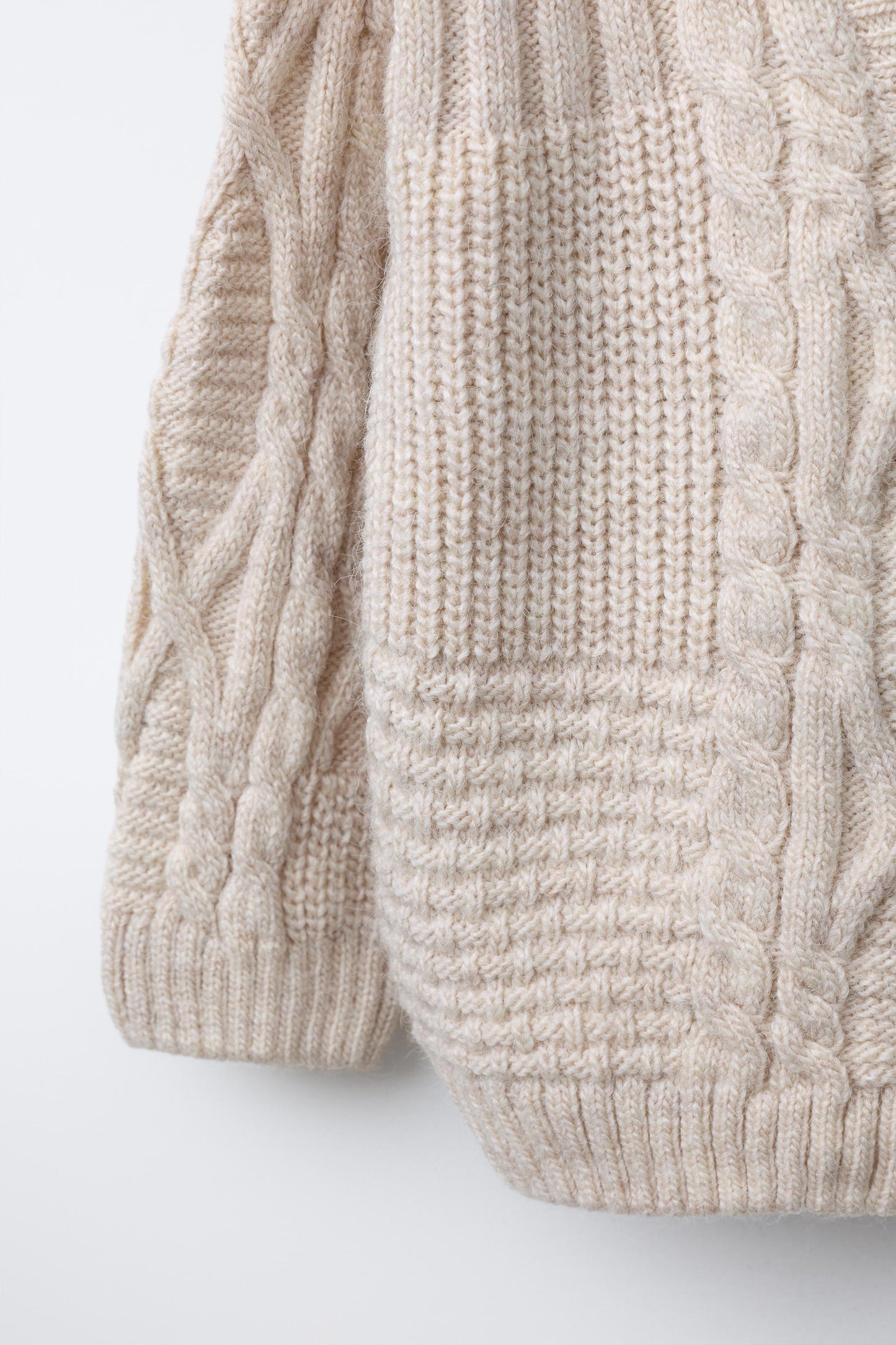 PATCHWORK KNIT CARDIGAN