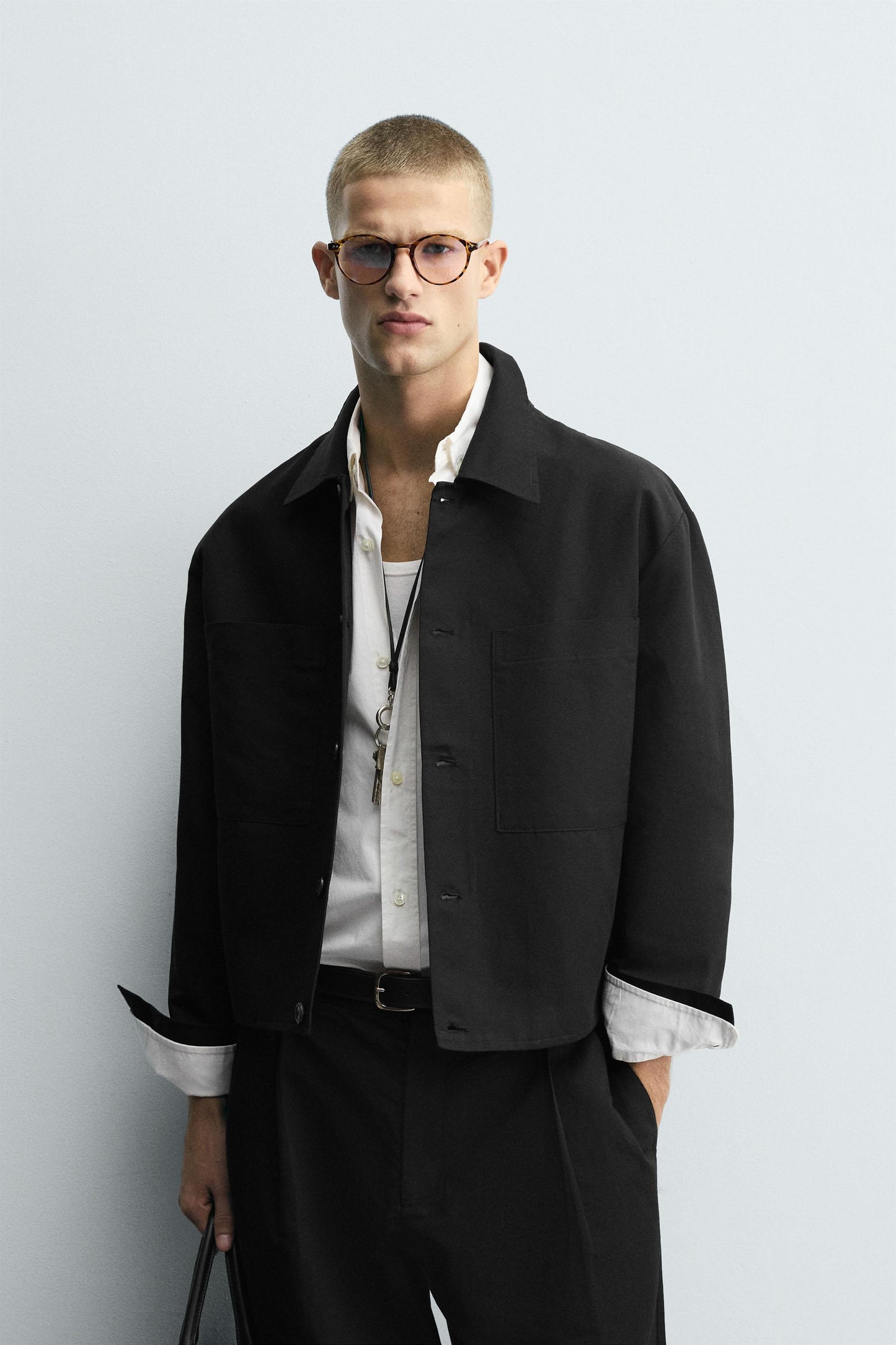 RELAXED FIT POCKET OVERSHIRT