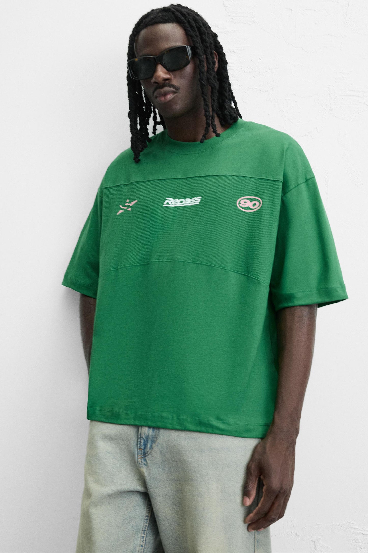 MESH STRIPE T-SHIRT