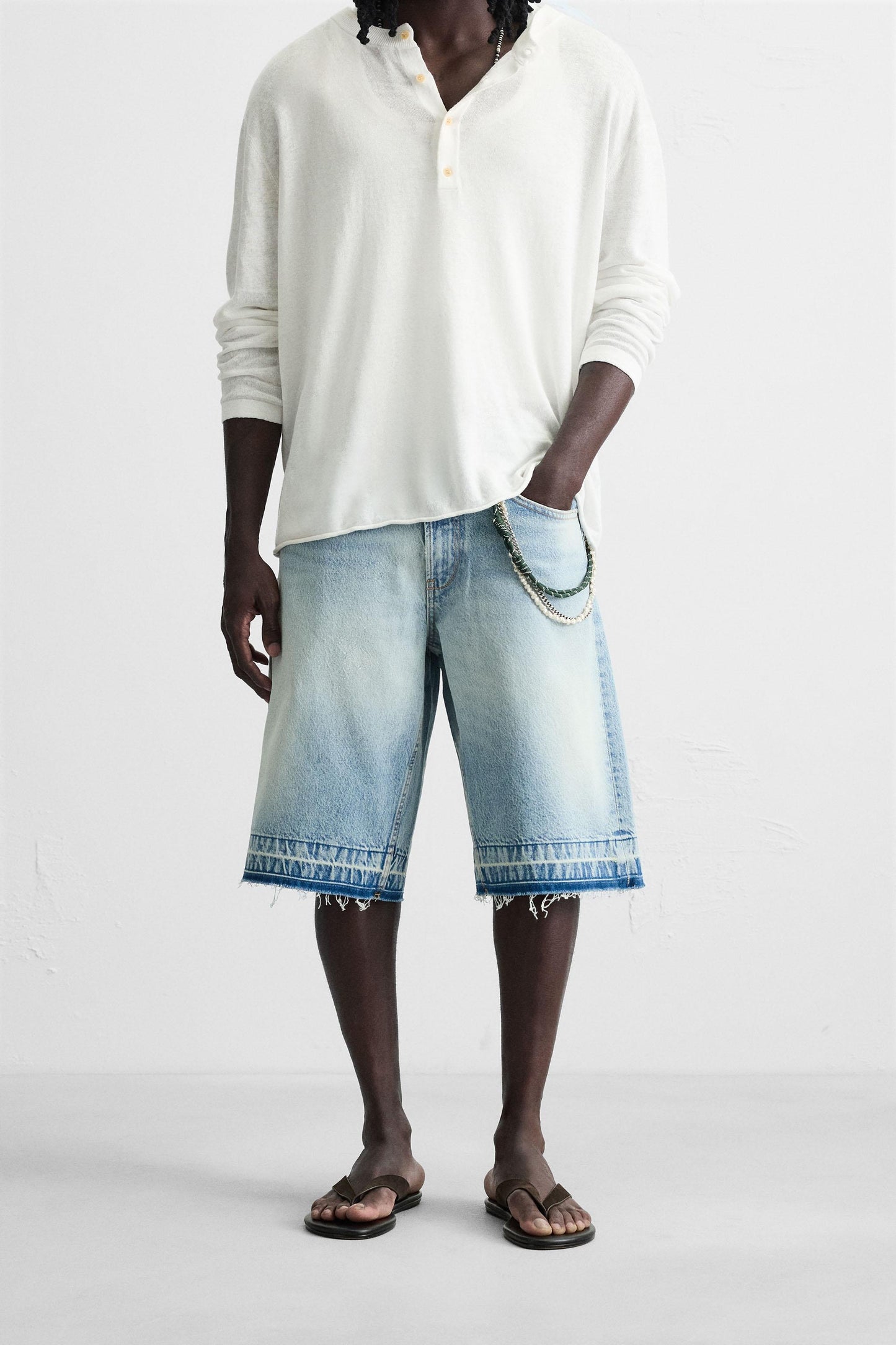 BAGGY FIT DENIM SHORTS