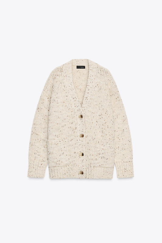 PINCHITA OVERSIZED KNIT CARDIGAN