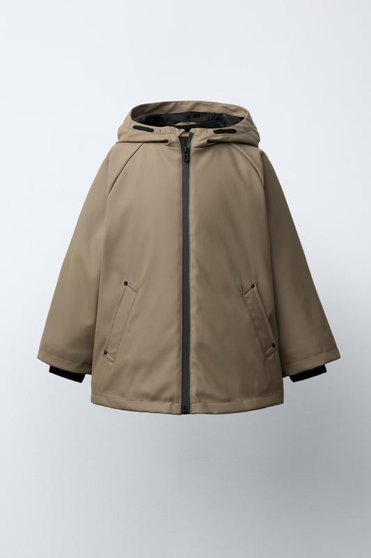 WATER RESISTANT RUBBERIZED RAINCOAT