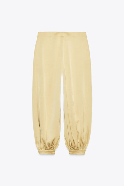 ZW COLLECTION SATIN BALLOON PANTS