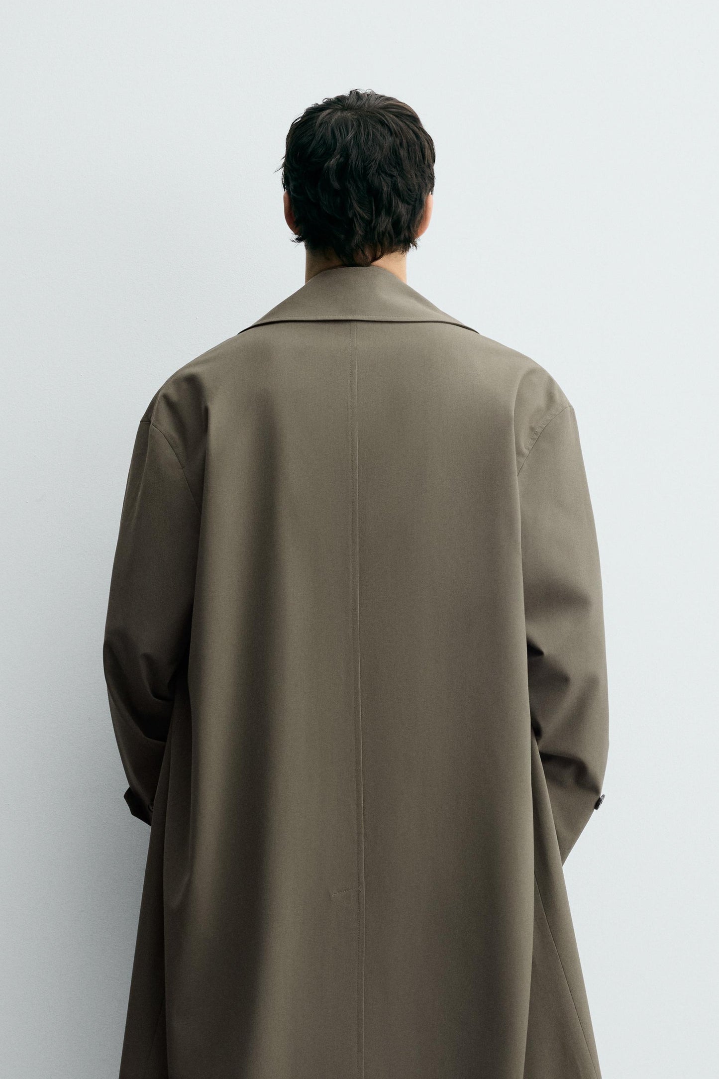 FLOWY OVERSIZED FIT TRENCH COAT