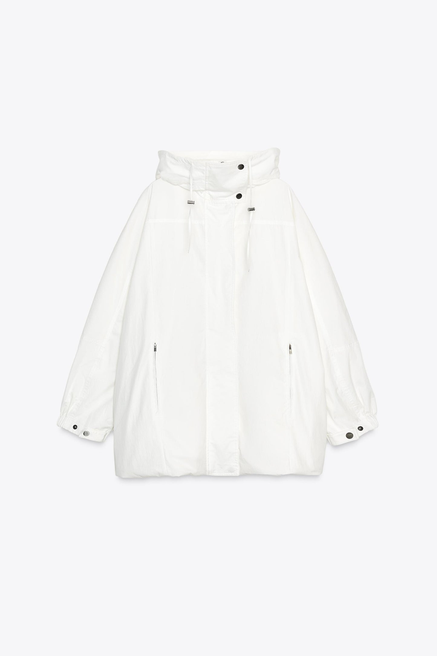 OVERSIZED MULTI-POSITION HOODIE PARKA ZW COLLECTION