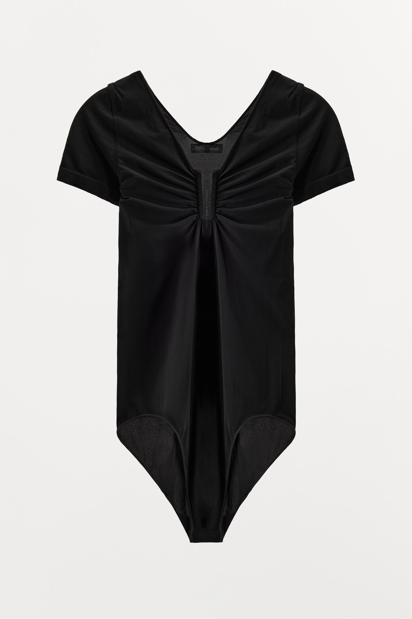 STOCKING BODYSUIT WITH METAL APPLIQUÉ