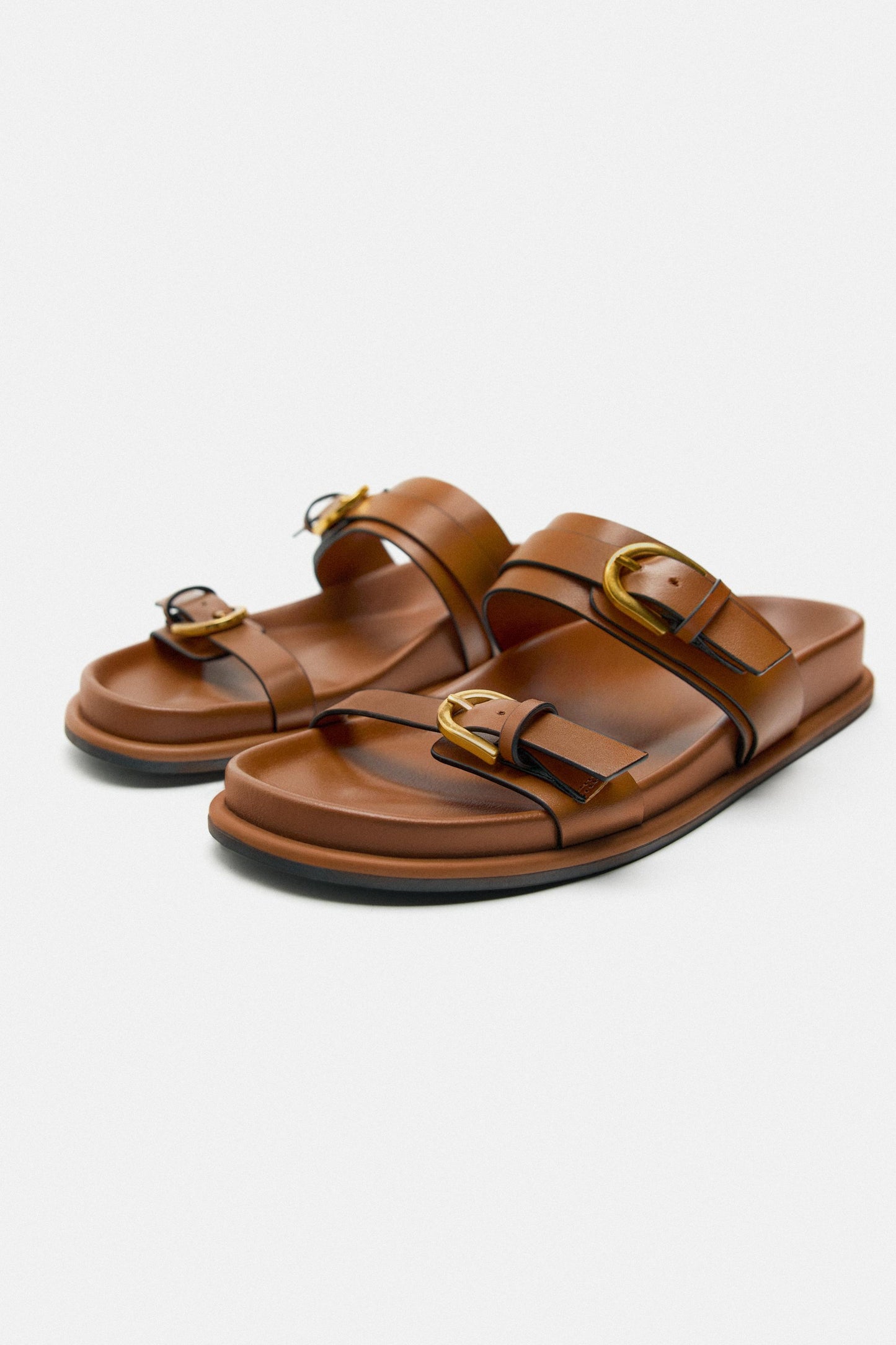BUCKLED SANDALS