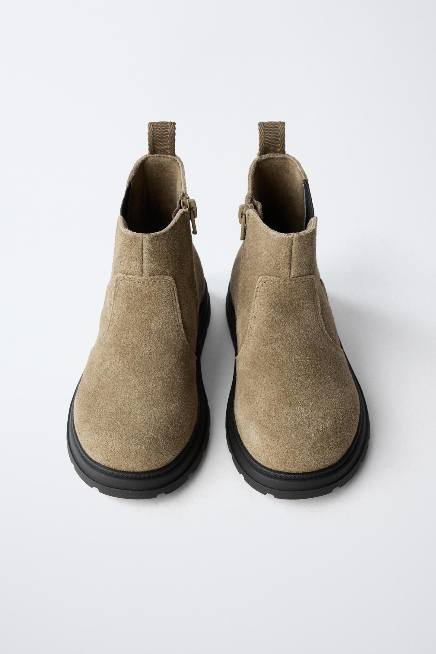 SPLIT LEATHER BOOTS