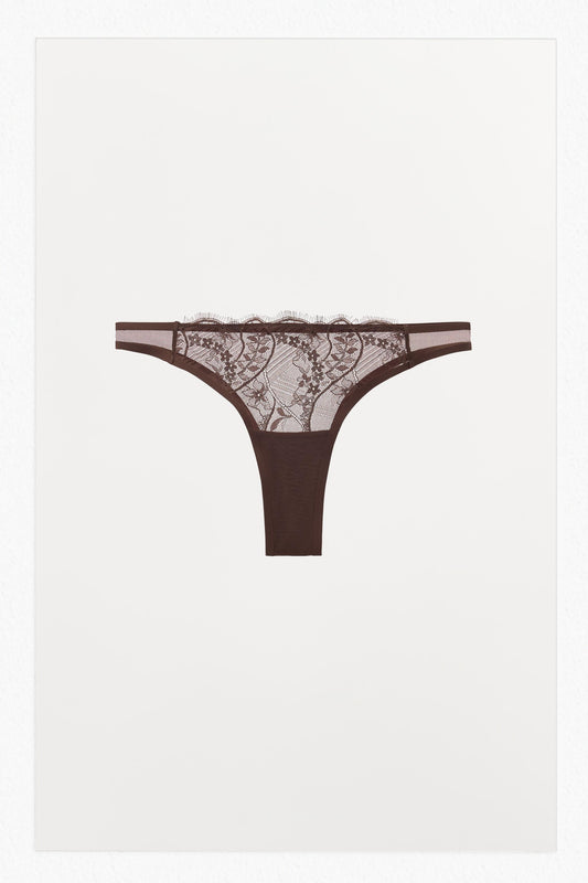 FLORAL EMBROIDERED LACE PANTIES